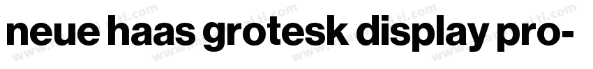 neue haas grotesk display pro字体转换
